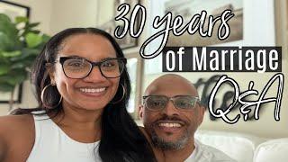 30 Years of Marriage | Couples Q&A | Married Young at 20 & 22