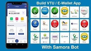 How To Create VTU or E-Wallet Application Using Your Smartphone