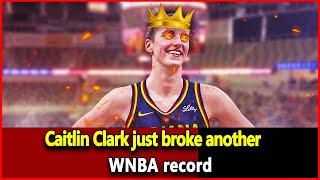 Just received news: Caitlin Clark just broke another WNBA record. WNba Top News today.