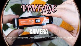 How I load Lomography Color Tiger 200 ISO 110 Film into KODAK EKTRA 100 Vintage Camera