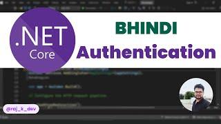 Custom authentication asp.net core [Hindi] | .NET 6 |Tutorial | @raj_k_dev