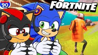 Movie Sonic Plays FORTNITE (Ft. Shadow) ANIMATION