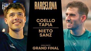 GRAND FINAL | Coello/Tapia VS Nieto/Sanz | Premier Padel Finals | Barcelona