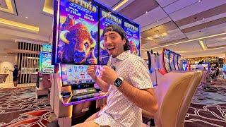I Put $1000 Into This Buffalo Strike Slot Machine! How Much Can I Win?!