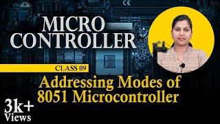 Addressing Modes of 8051 Microcontroller - Microcontroller and Its Applications