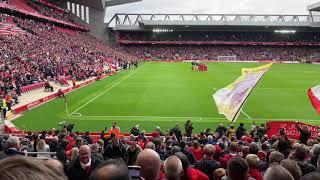 WE’RE BACK  ANFIELD SINGS YNWA FOR FIRST TIME IN 16 MONTHS V ATHLETICO CLUB