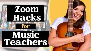 How Do I Teach Music Online With Zoom | Zoom Tutorial for Music Teachers!