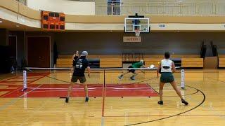 Mixed Doubles 4.0 Pickleball Tournament - Justin Lauria and Leah Miller (Semifinal Match)