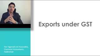 Exports under GST (LUT) - CA VIVEK NAHADIA