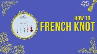 8. FRENCH KNOT