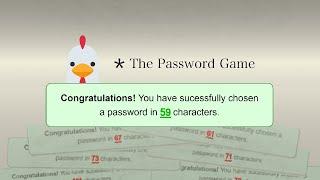 How The Password Game was beaten in 59 characters