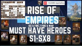 Must Have Heroes S1-SX8 - Rise Of Empires Ice & Fire