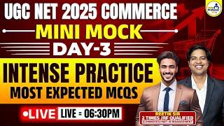 UGC NET COMMERCE 2025 | MINI MOCK |DAY 3 | MCQ MOCK TEST | NTA NET Commerce || @DrLokeshBali