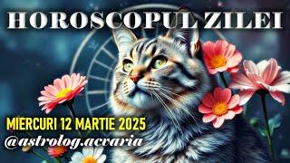 Venus si Mercur incep dansul HOROSCOPUL DE MIERCURI 12 MARTIE 2025 cu astrolog ACVARIA