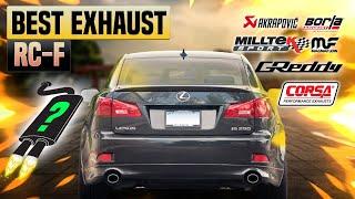 Lexus RC-F Exhaust Sound GTHaus,Novel,Borla,Fi Exhaust,Invidia,Armytrix,Apexi,Revel,ARK