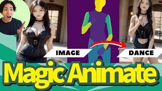 MagicAnimate Tutorial: Make photo dance with AI Dance Animator