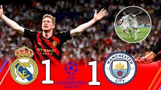 Real Madrid 1 × 1 Manchester City (Kevin De Bruyne vs Vinicius Junior) UCL 2022-23 Semifinal 1st leg