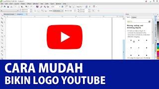 CARA MEMBUAT LOGO YOUTUBE DENGAN COREL DRAW X7