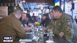 Injured Ukrainian soldiers getting help in NYC