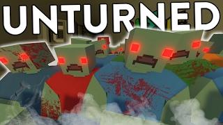 Unturned Funny Moments With Friends (Zombie Hordes, Drowning, Roaming and More!)