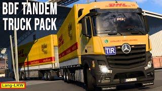 ETS2 Lang-Lkw: Mercedes Actros - BDF Tandem Truck Pack [2680] EURO TRUCK SIMULATOR 2