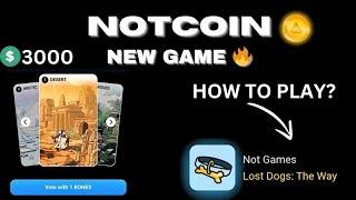 HOW TO PLAY NOT GAMES ? || NOTCOIN NEW GAME || EARN $300