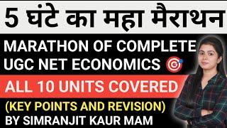 Ugc Net Economics Marathon Class | All Units Covered | Key Points And Revision | By Simranjit Kaur
