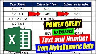 Power Query to Extract Number and Text from Alphanumeric Data