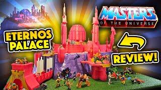 Massive Motu Origins Filmation Eternos Palace REVIEW! WORLD'S LARGEST Origins Playset!