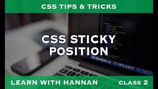 Scrolling Effect with CSS Sticky Position | Fix your Sticky Position Issues | Css Tips & Tricks