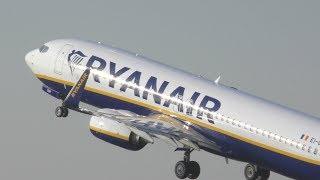 [4K] Ryanair 737-800 Landing,Takeoff Compilation [EDLV]