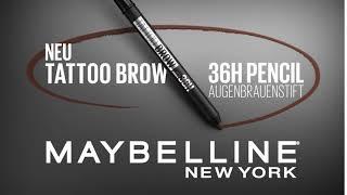 TATTOO BROW 36H PENCIL | ENTDECKE DEN WISCHFESTEN AUGENBRAUENSTIFT VON MAYBELLINE NEW YORK!