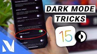 iOS Dark Mode noch DUNKLER machen! - So einfach geht's mit iOS 14 & iOS 15! | Nils-Hendrik Welk