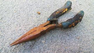 Restoration Old And rusty nose plier | Antique nose Plier restore