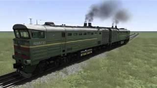 How to start the Russian 2 TE10M locomotive in Train Simulator