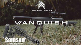 Angstadt Arms Vanquish 10/22 Integrally Suppressed Barrel 18" and Samson MFG S.A.S. Folding Stock