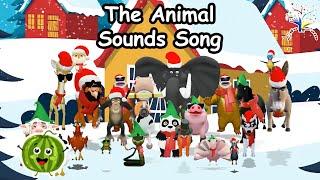 Christmas Animal Sounds | Festive Nursery Rhyme for Kids | Holiday Fun with EduFam