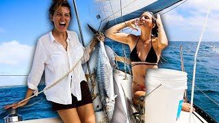 REMOTE SAILING means SALTY SHOWERS & CATCHING YOUR FOOD | Over The Top S2CH.18