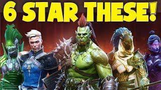 10 RARE CHAMPIONS YOU SHOULD 6 STAR!