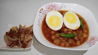 Anda cholay gravy with Achaar |dhaba style|