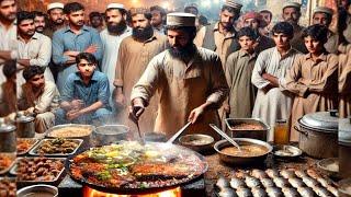 Spicy Peshawari Tawa Fish & Grilled Fish | Biggest Street Food Feast in Mardan