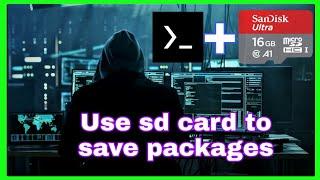 How to install Termux tools in sd card?