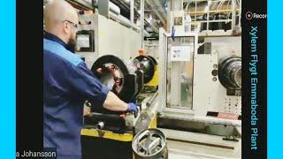 Online Factory Visit at Xylem Flygt Submersible Pumps Assembly Lines in Emmaboda, Sweden