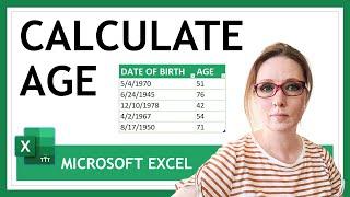 Age Calculator Tutorial In Microsoft Excel | Use DATEDIF Function with Date of Birth