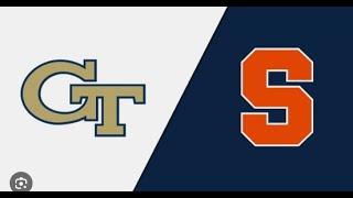 Syracuse vs Georgia Tech LIVE | NCAAF Week 2 | College Football 2024