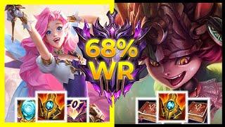 【 Seraphine 】vs. Lulu - MASTER - Support - 11.13 - League of Legends Gameplay