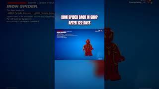 IronSpider is BACK! #fyp#fortnitebr#gaming#2025#gamingtok#fortniteclips#jan2025#ironspider#spiderman