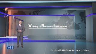 Validity of Research Instruments | Research Methods in Education | EDU407_Topic192