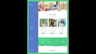 Best Child Care Education Website Template #children #education #wordpress #trending