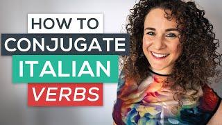 How to Conjugate Italian Verbs in 3 Steps  FREE PDF [Italian for Beginners]